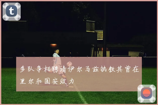 多队争相聘请伊尔马兹执教其曾在里尔和国安效力